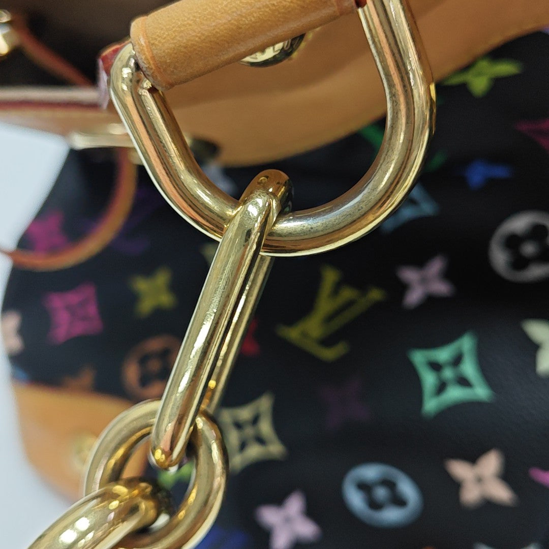 LV × TM URSULA Monogram Coated Canvas Black