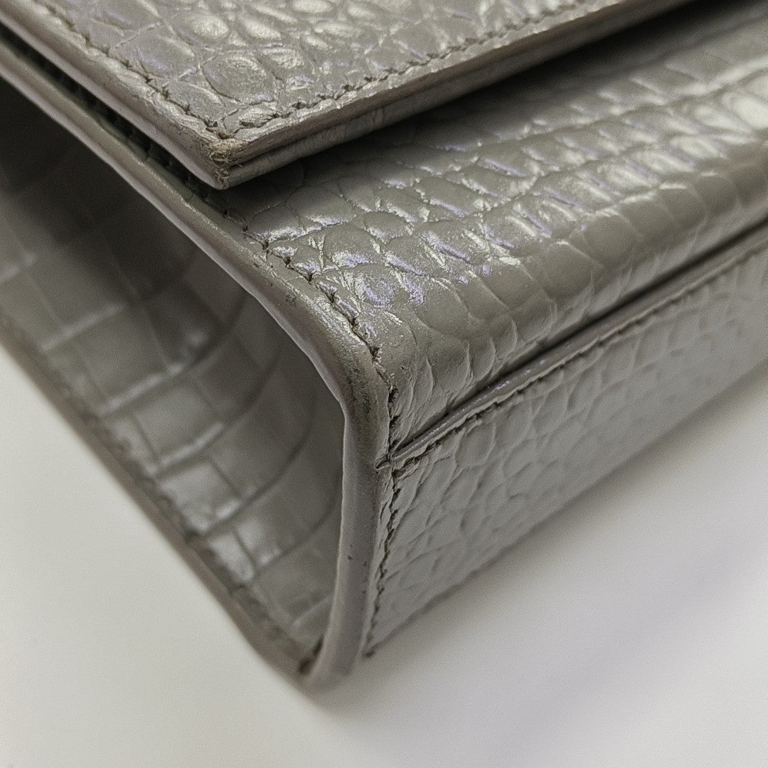KATE Medium Calfskin Gray
