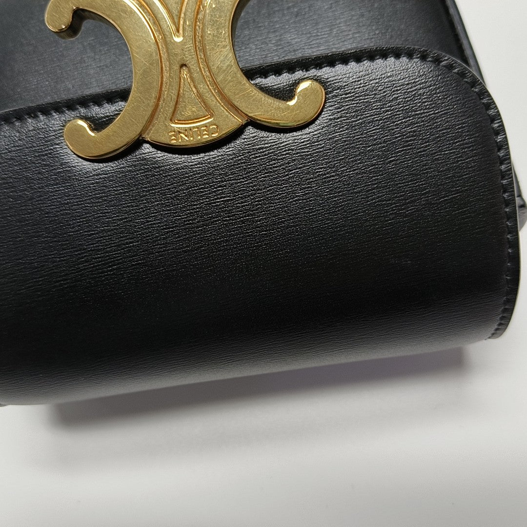 TRIOMPHE Mini Calfskin Black