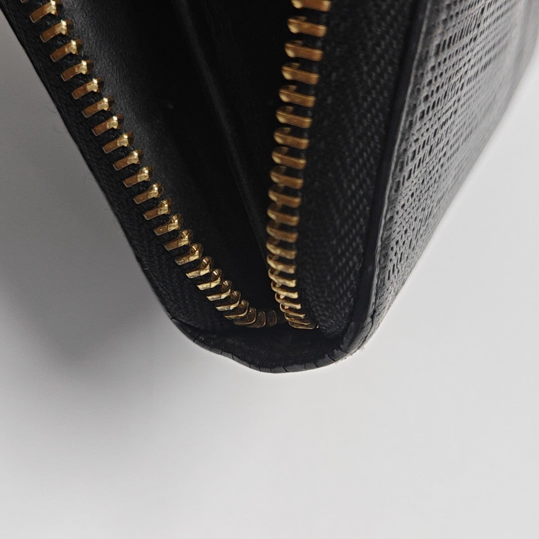 Calfskin Wallet Black