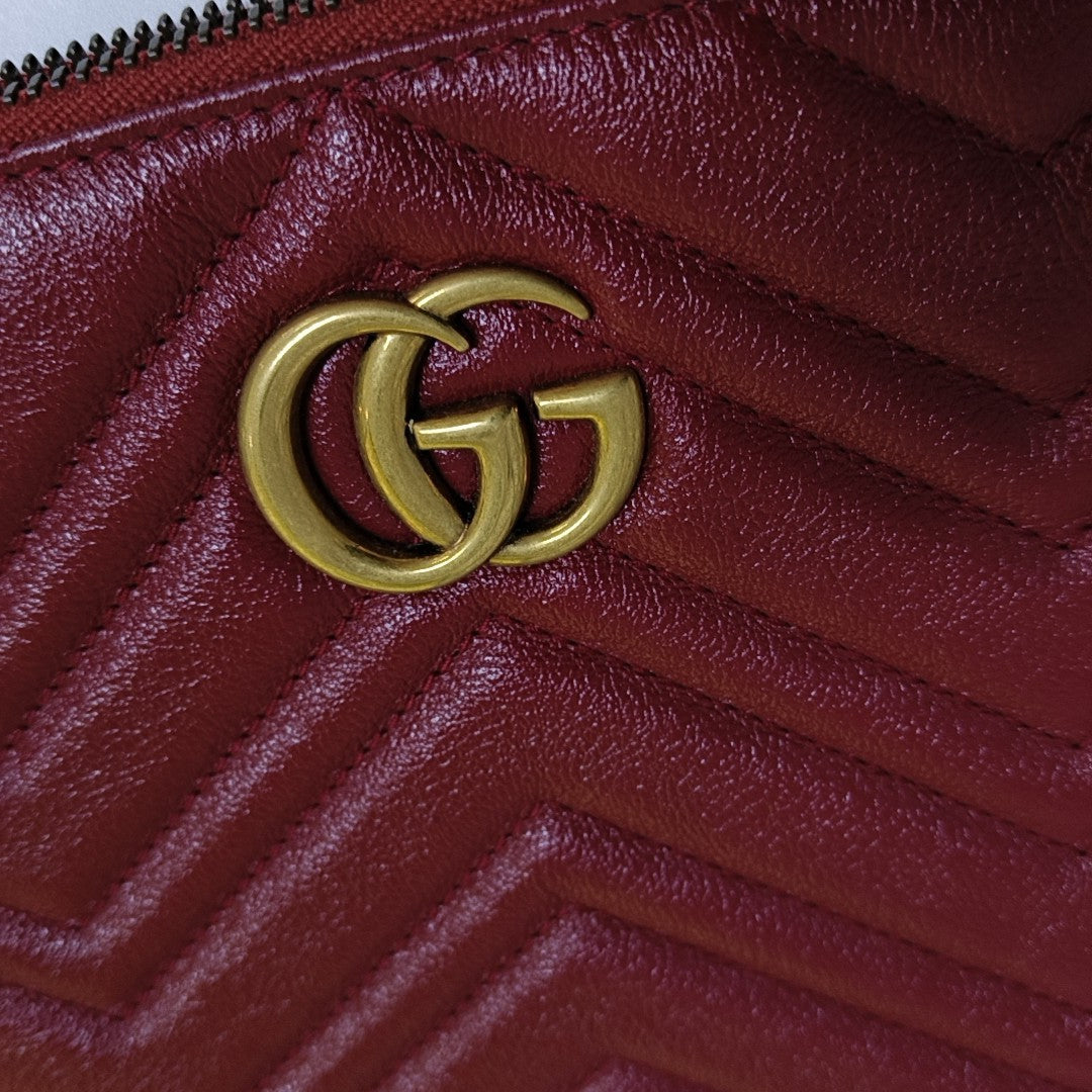 Quilted Calfskin Red