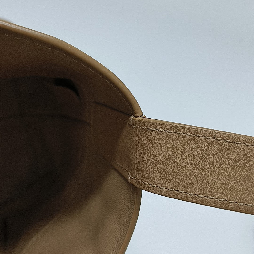 Toujours Small Cannage Calfskin Brown