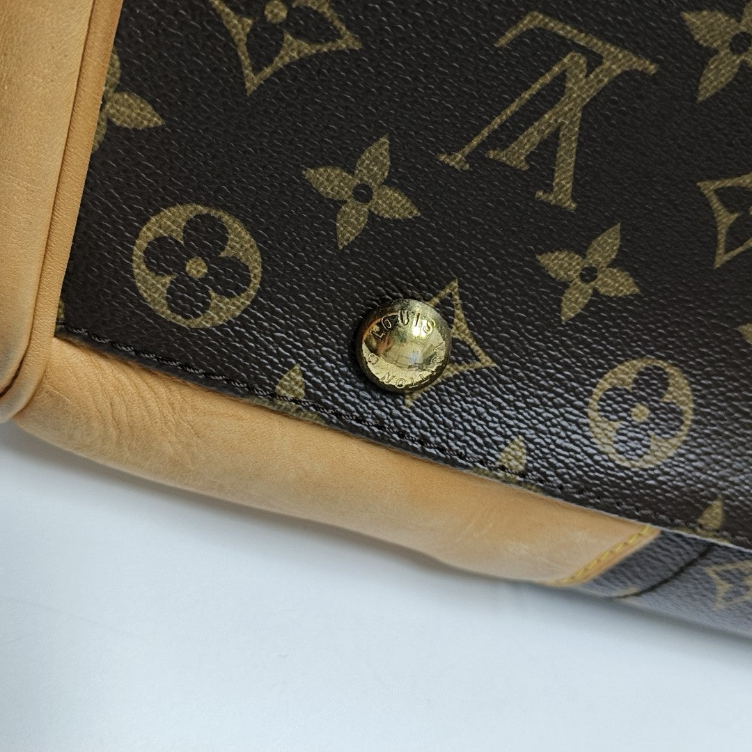 BEVERLY GM Monogram Coated Canvas Brown