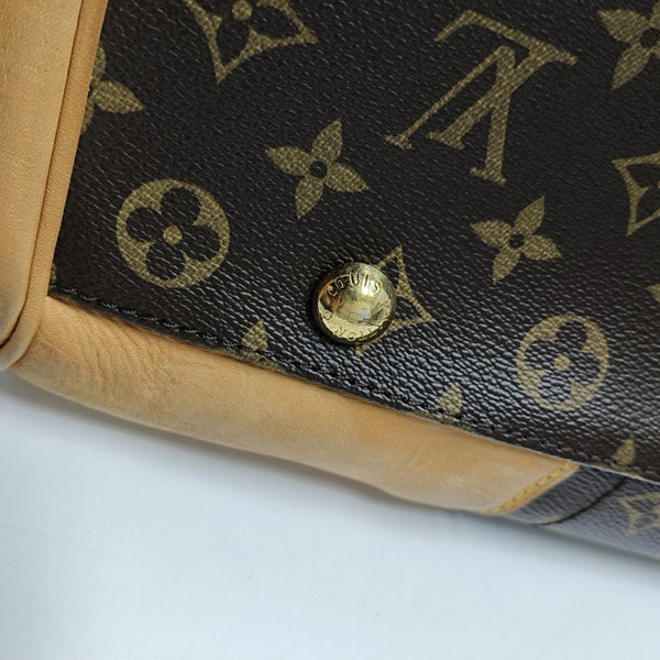 BEVERLY GM Monogram Coated Canvas Brown
