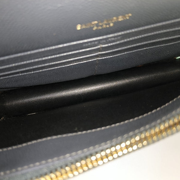 MONOGRAM Chevron Calfskin Gray