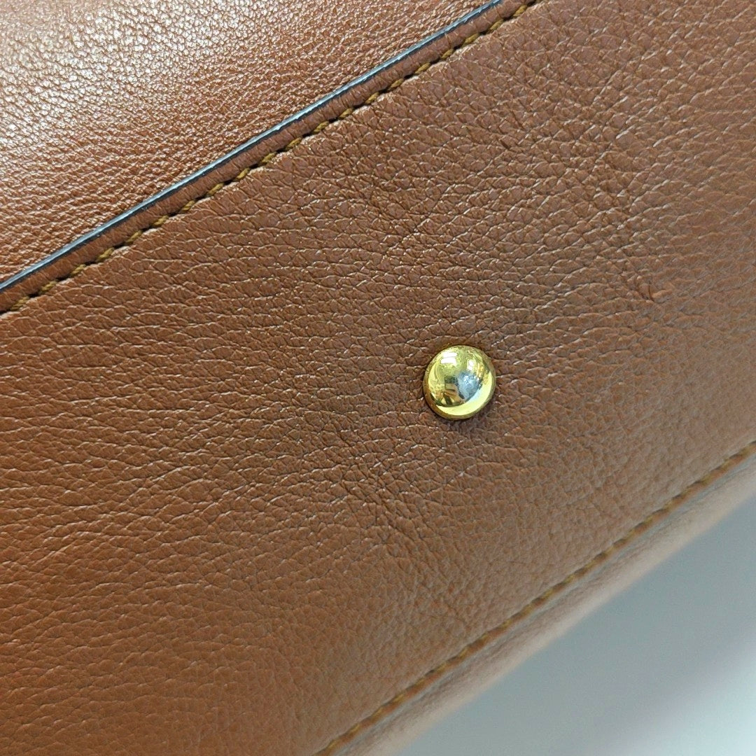 Diana Small Calfskin Brown