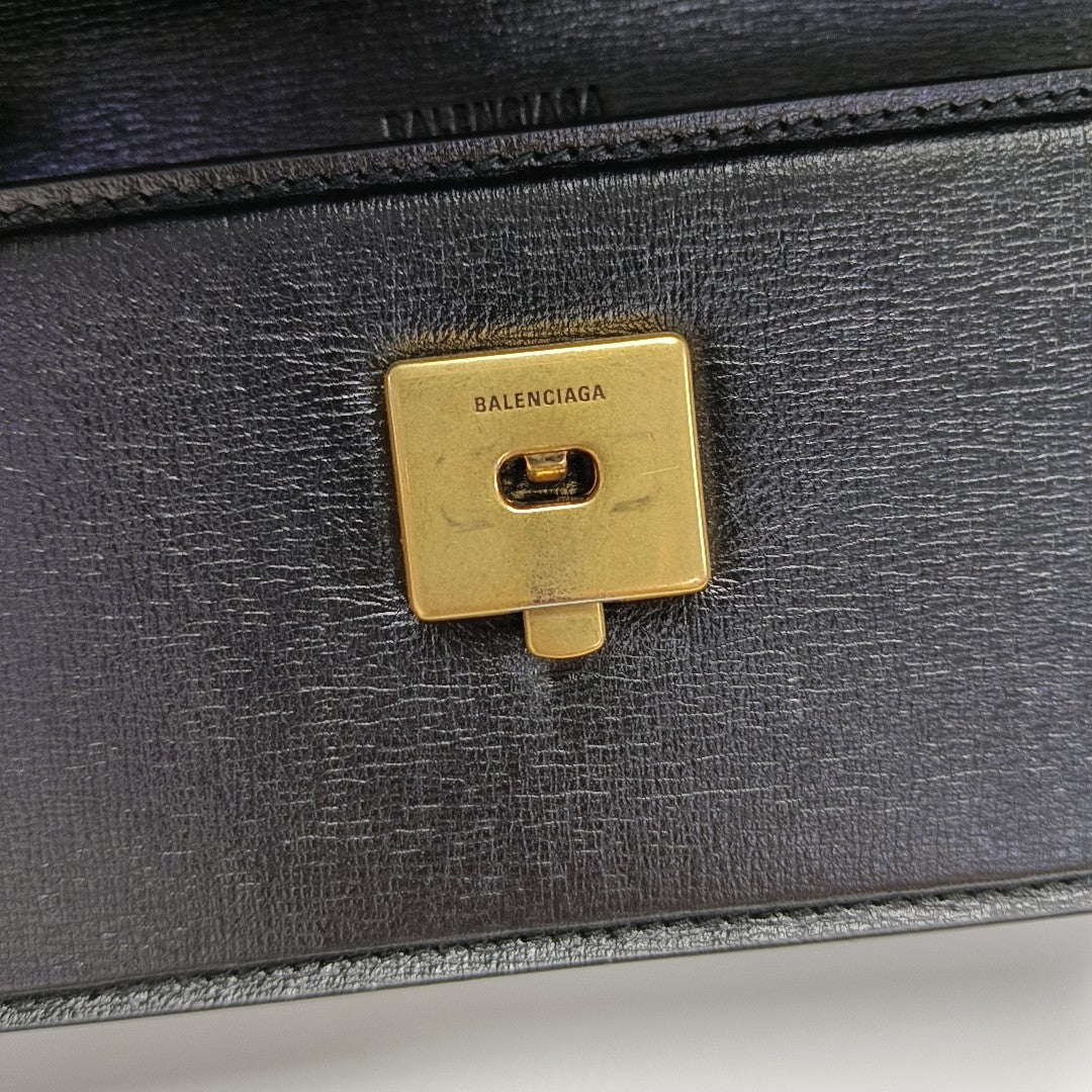 Calfskin Crossbody Bag Black