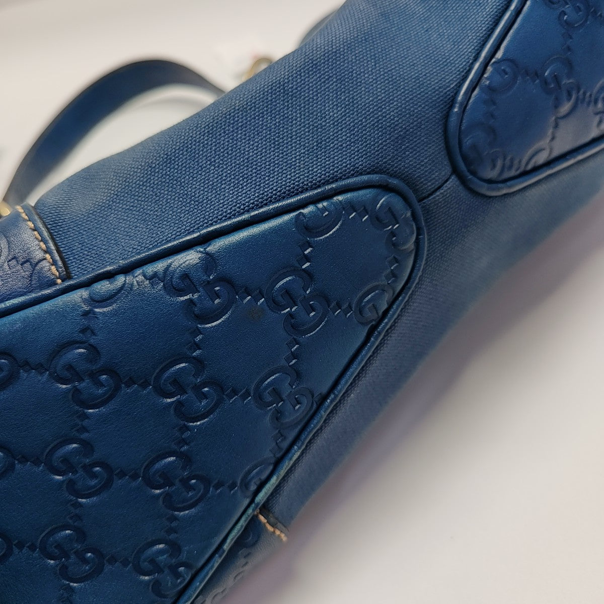 Canvas Shoulder Bag Blue