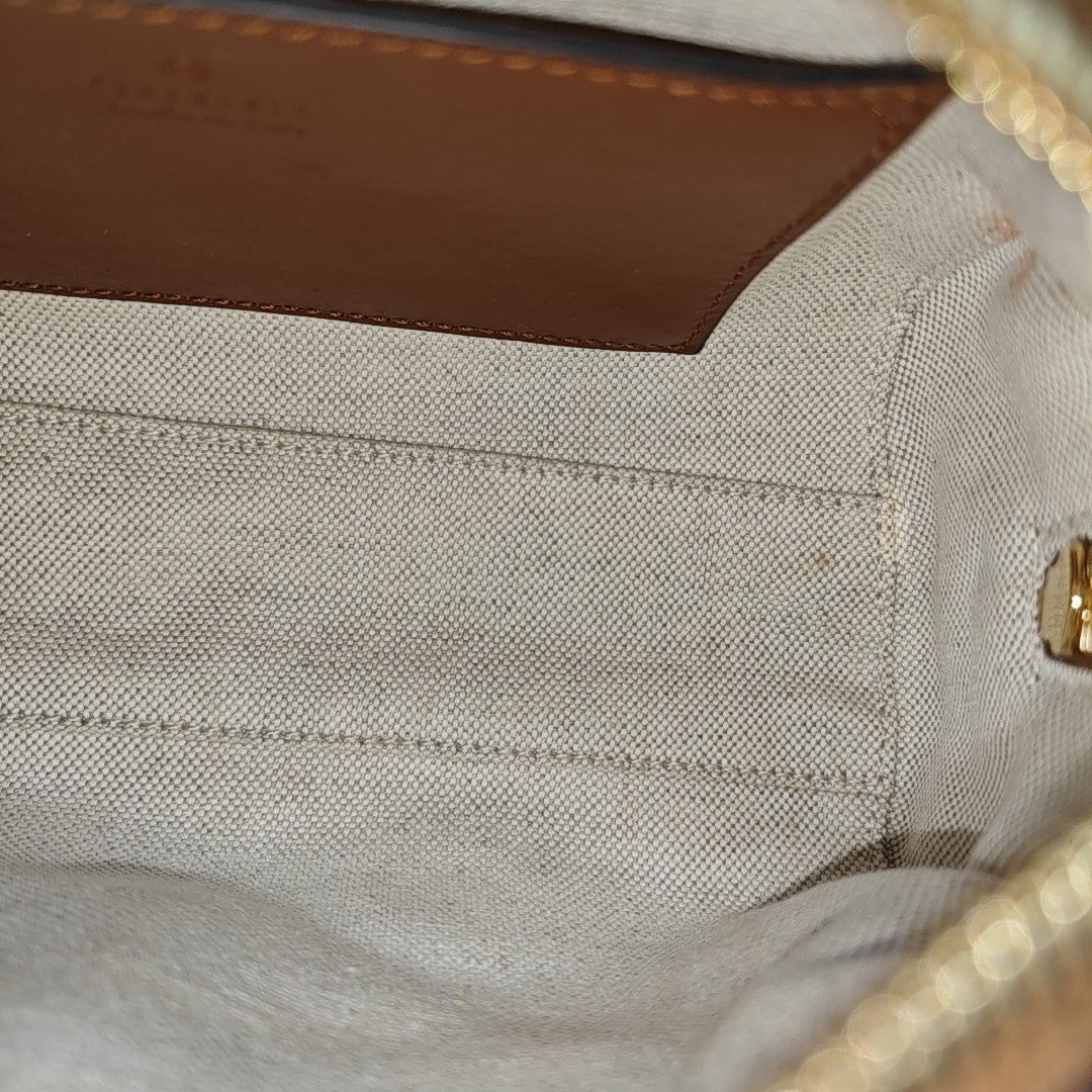 GG Matelassé Mini Quilted Calfskin Brown