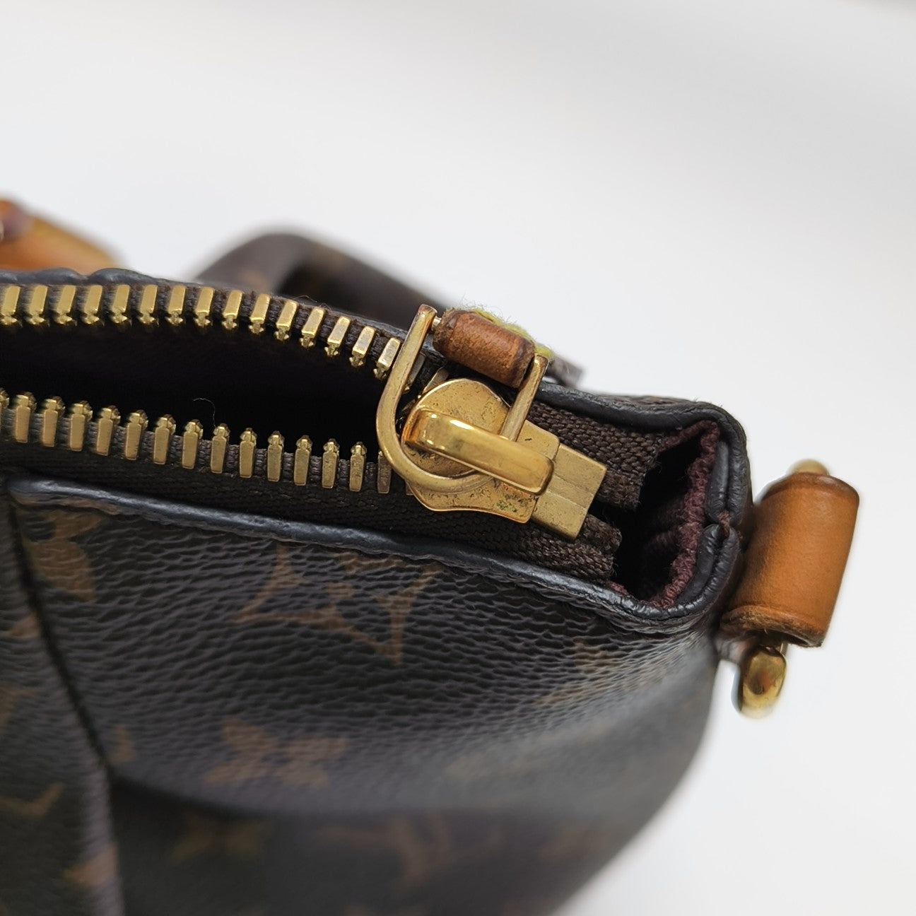 TURENNE PM Monogram Coated Canvas Brown