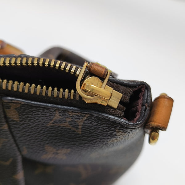 TURENNE PM Monogram Coated Canvas Brown