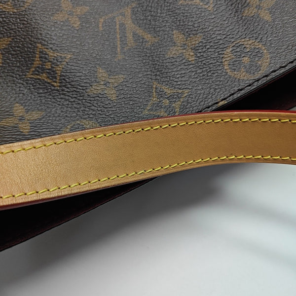 ALL IN BB Monogram Coated Canvas Brown