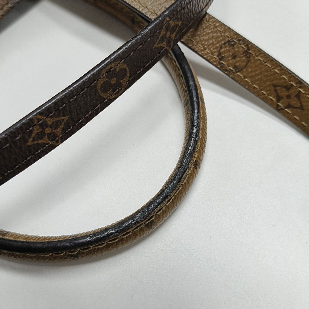 ONTHEGO MM Monogram Coated Canvas Brown