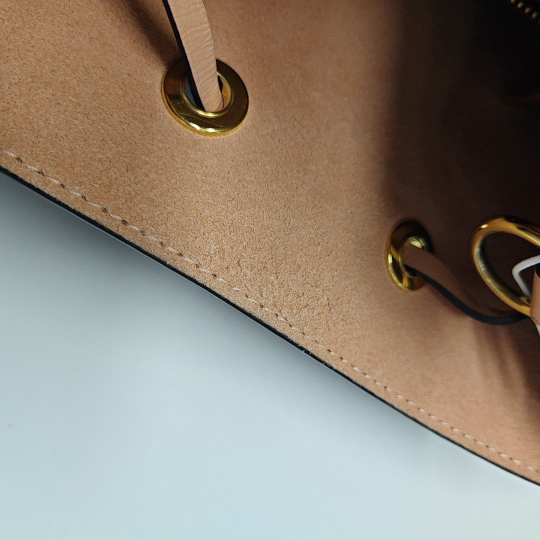 NÉONOÉ MM Damier Ebene Coated Canvas Brown