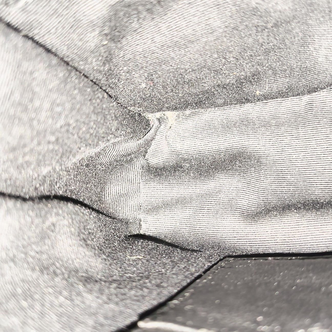 NIKI Mini Chevron Calfskin Gray