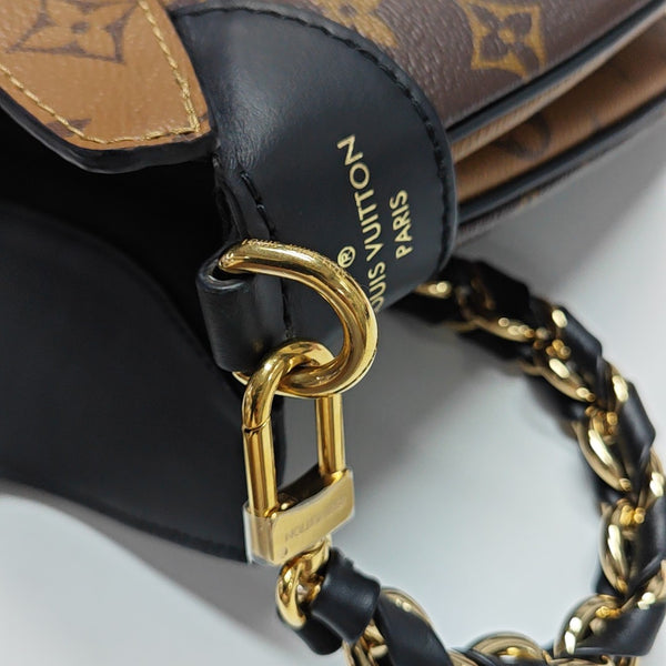 TWINNY Monogram Coated Canvas Brown