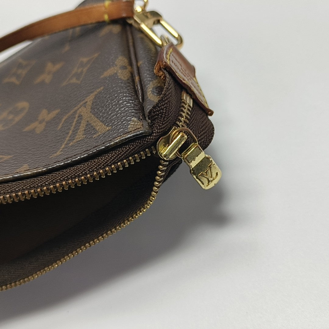 ACCESSOIRES Monogram Coated Canvas Brown
