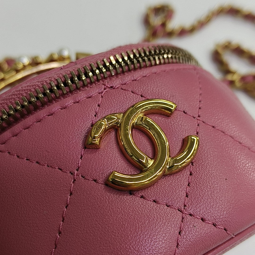 Quilted Lambskin Pink