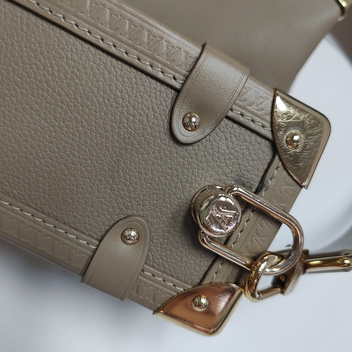 SIDE TRUNK MM Calfskin Gray