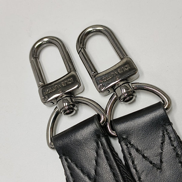 KEEPALL 35 Monogram Coated Canvas Black
