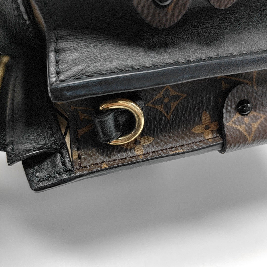 TRUNK Monogram Coated Canvas Brown