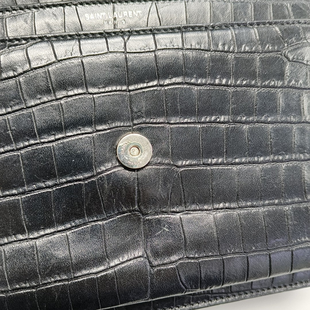 SUNSET Medium Calfskin Black
