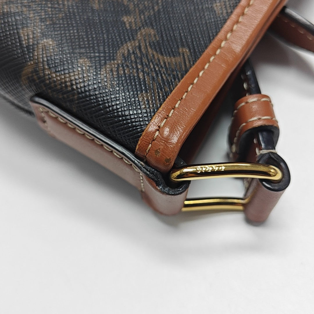 TRIOMPHE CANVAS Small Coated Canvas Brown