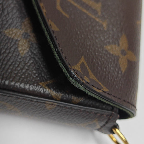 FÉLICIE Monogram Coated Canvas Brown