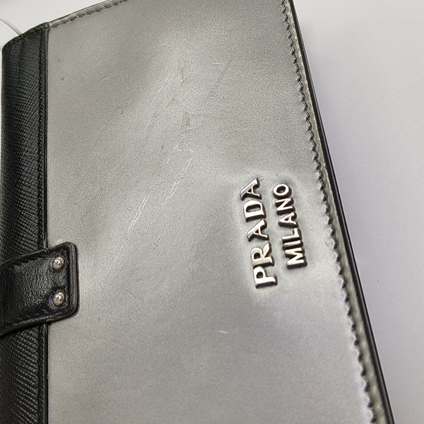 Cahier Saffiano Calfskin Silver