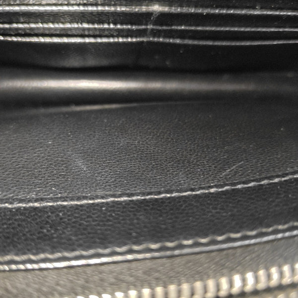 MONOGRAM WOC Chevron Calfskin Black