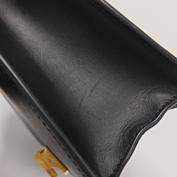 Sylvie Mini Calfskin Black