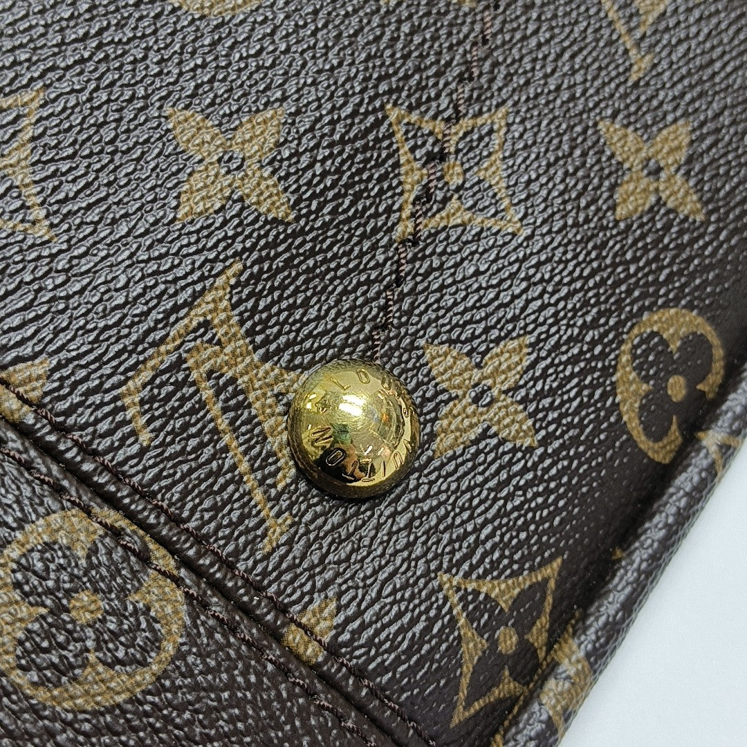 ARTSY GM Monogram Coated Canvas Brown