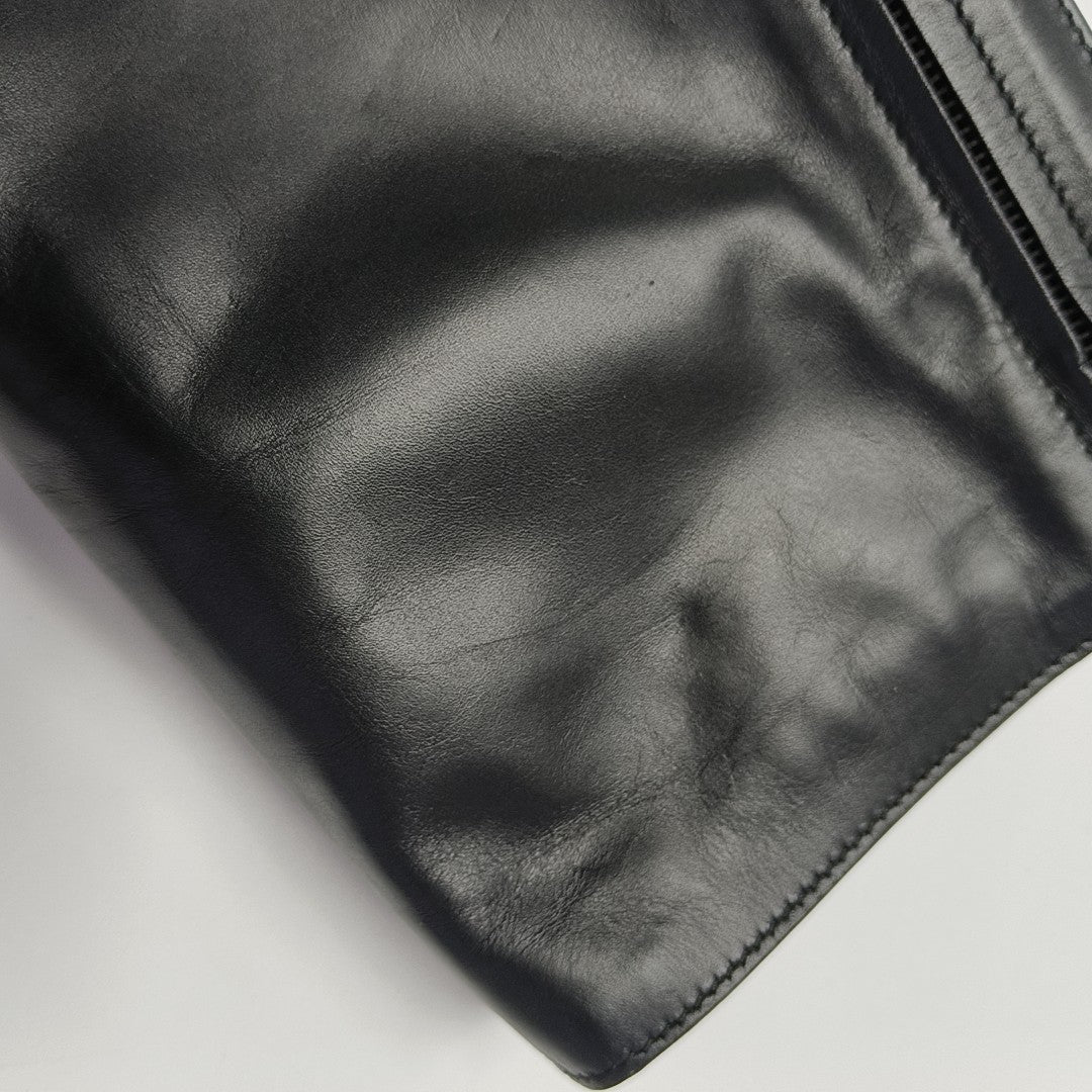 Lambskin Clutch Black