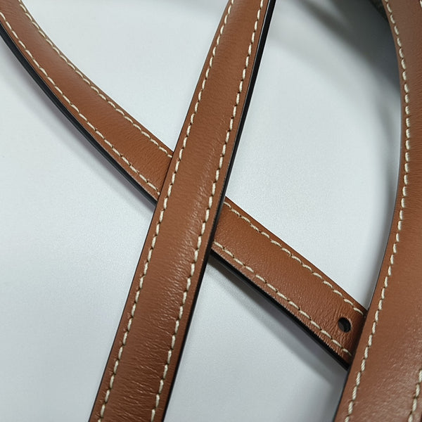 BESACE Mini Coated Canvas Brown