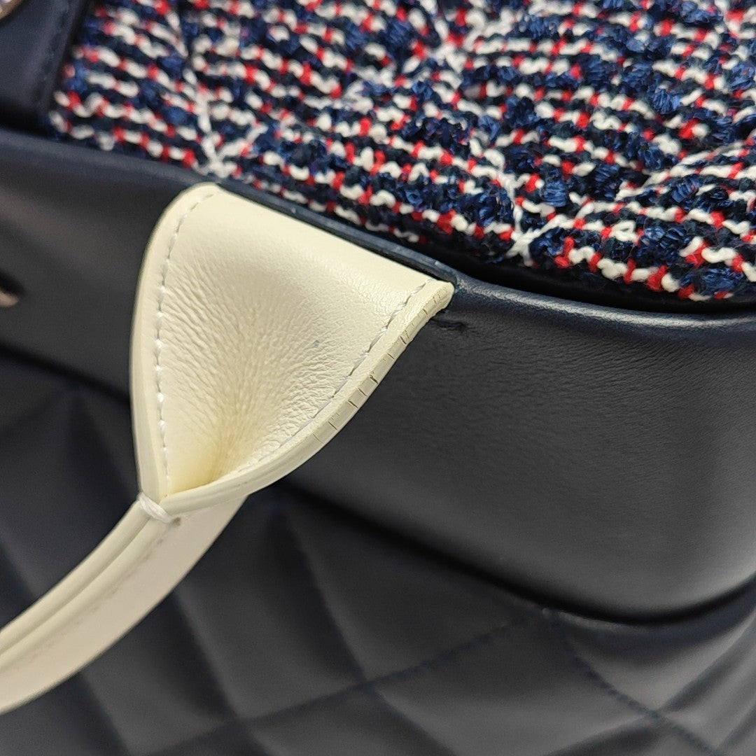 PORTOBELLO Quilted Calfskin Blue