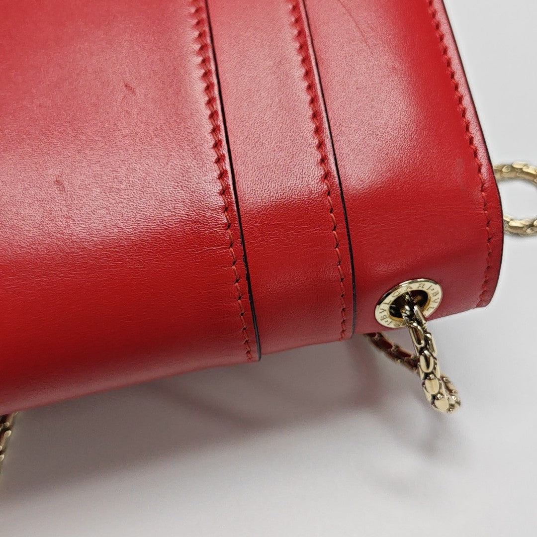 SERPENTI FOREVER Calfskin Red