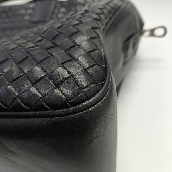 Calfskin Top Handle Bag Black