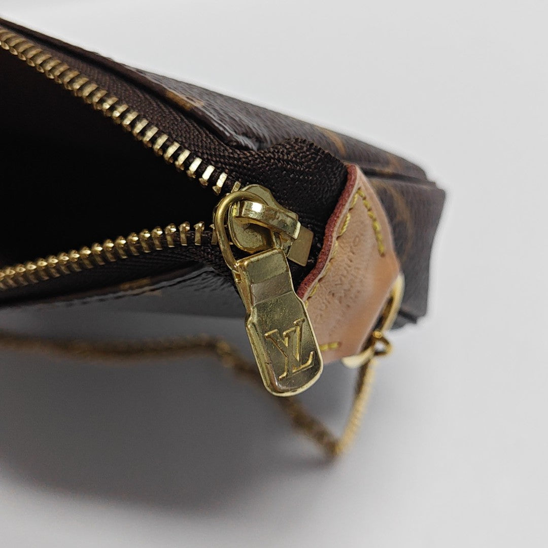 ACCESSOIRES Mini Monogram Coated Canvas Brown