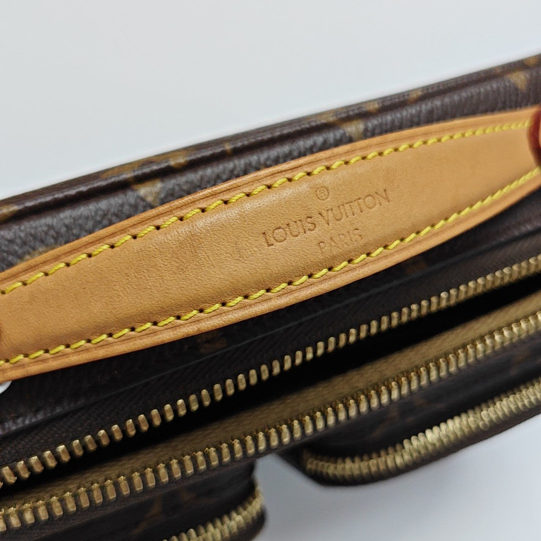 UTILITY Monogram Coated Canvas Brown