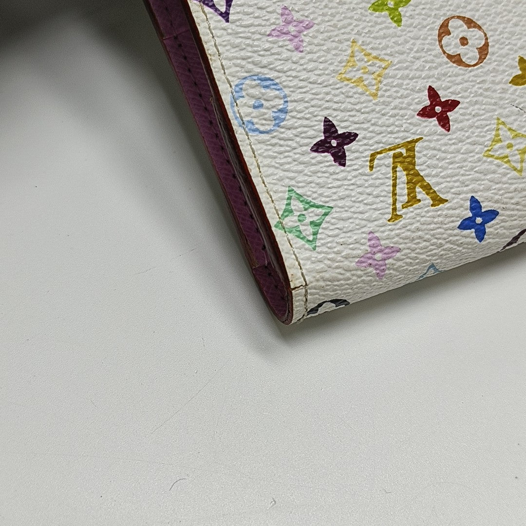 LV × TM INSOLITE Monogram Coated Canvas White Wallet