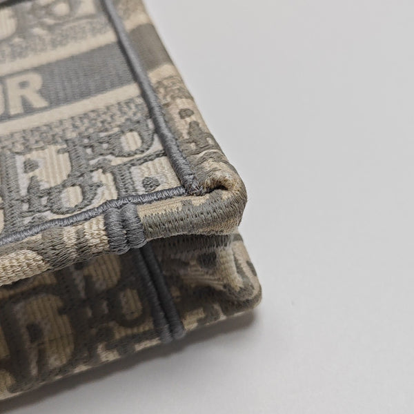 Book Tote Mini Oblique Fabric Gray