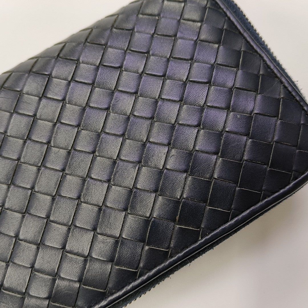 Calfskin Wallet Blue