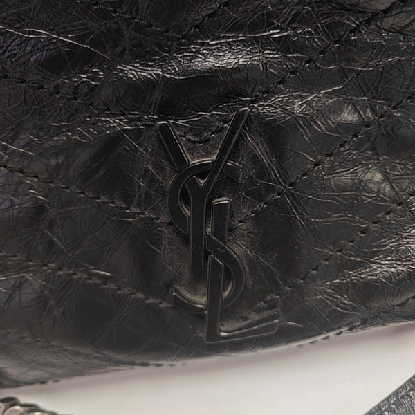 NIKI Medium Quilted Calfskin Black