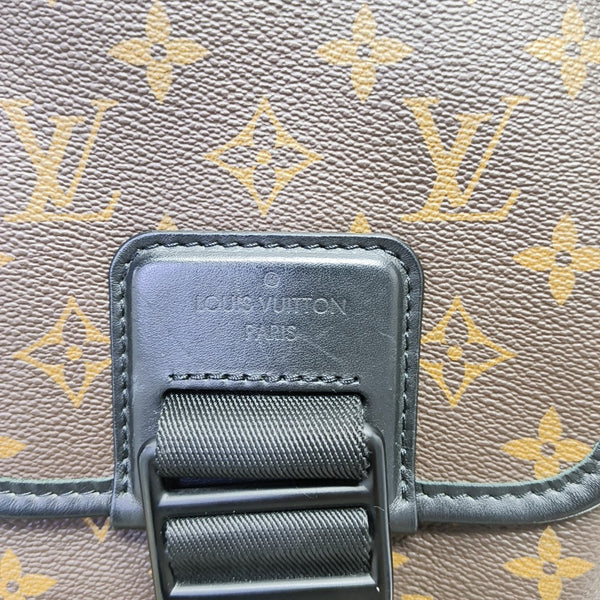 S LOCK PM Monogram Coated Canvas Brown