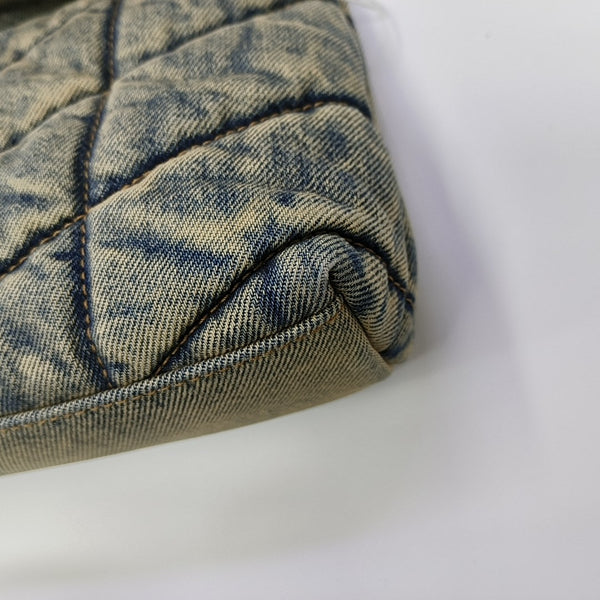 PUFFER Mini Quilted Denim Blue