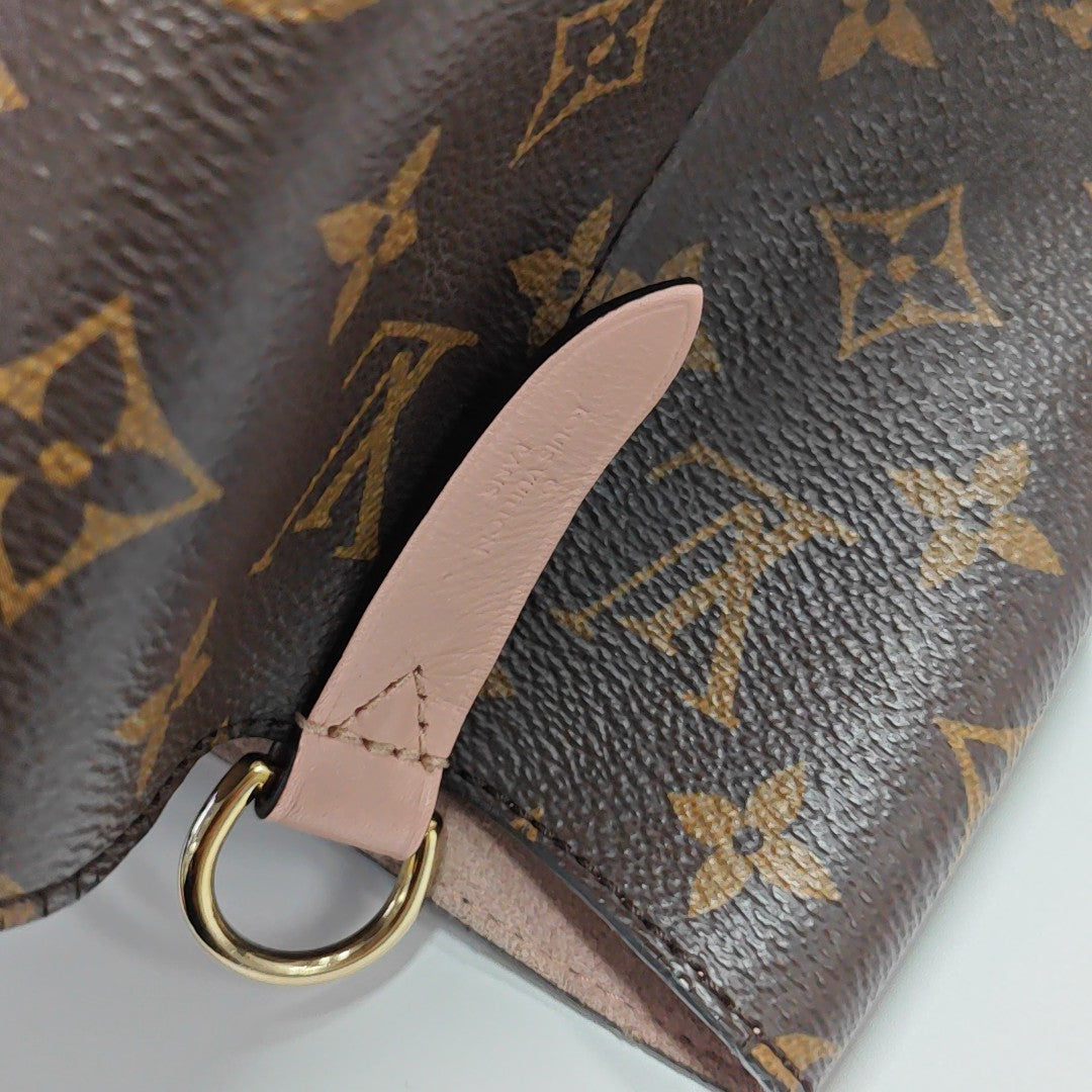 NÉONOÉ MM Monogram Coated Canvas Brown