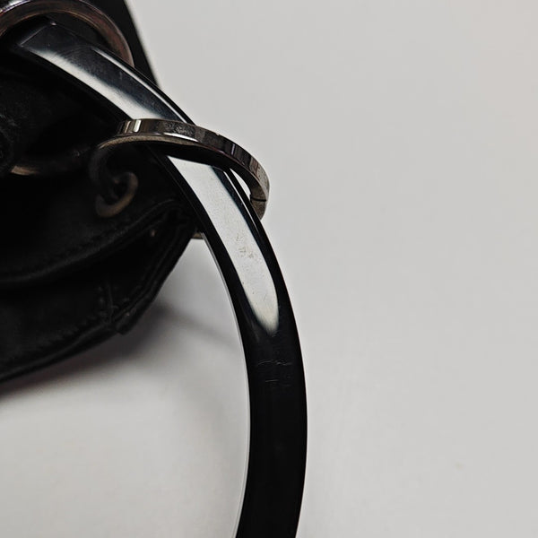 Fabric Top Handle Bag Black