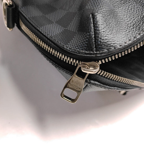 PORTE-DOCUMENTS Damier Coated Canvas Blue