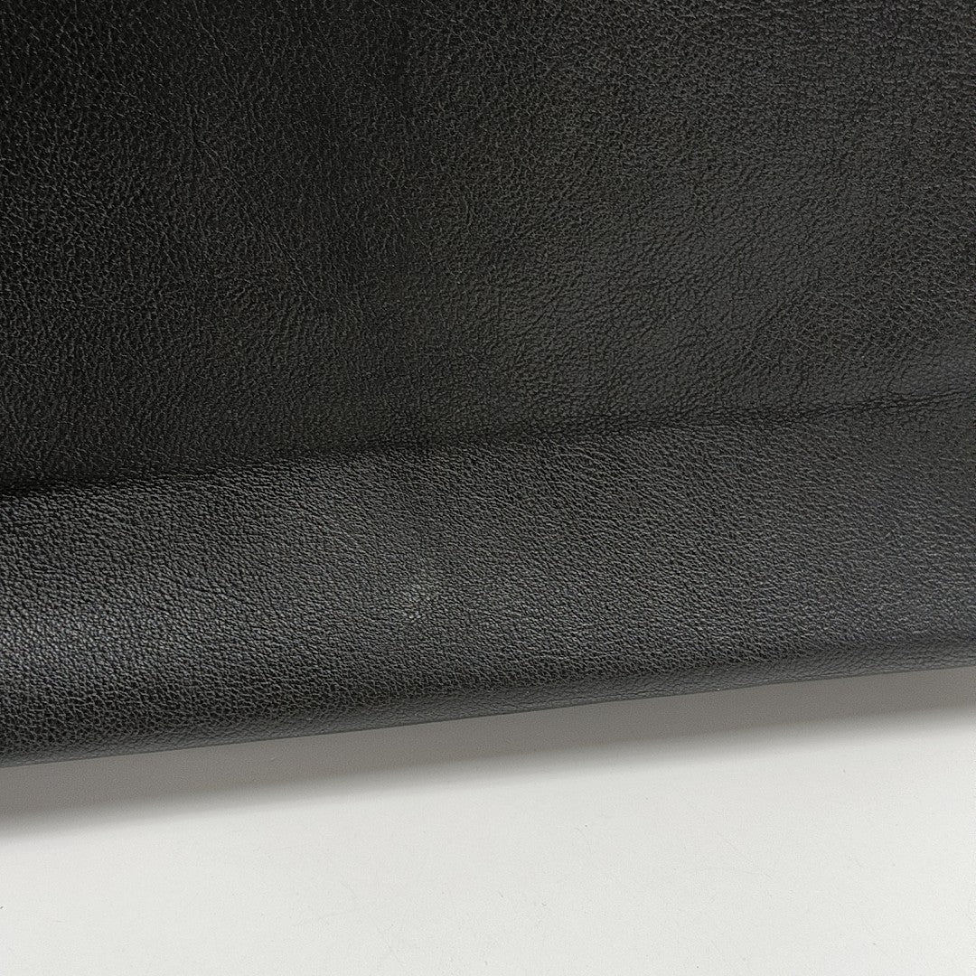 Shopping Bag Calfskin Black