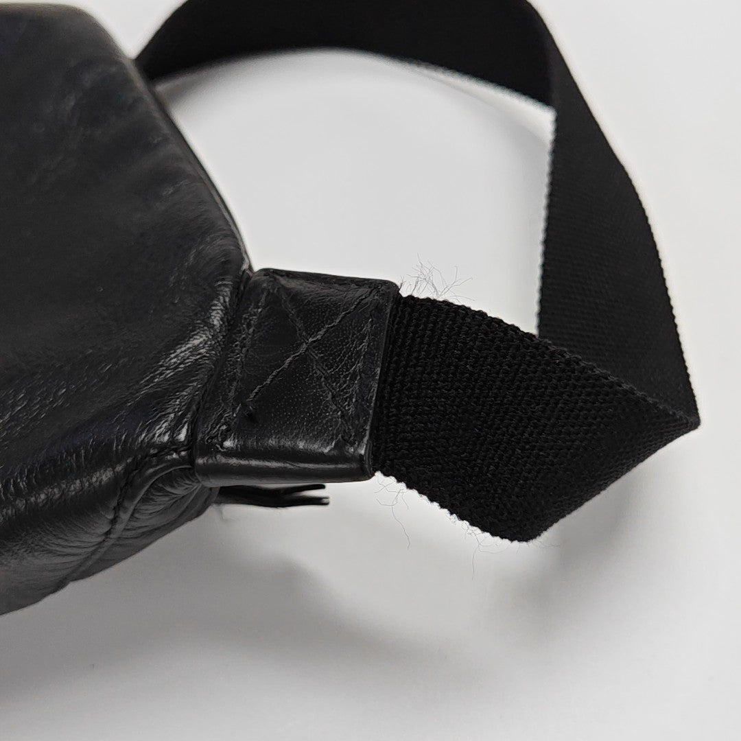 Calfskin Belt Bag Black